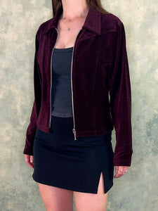 Jay Jays 90s Plum Velvet Jacket