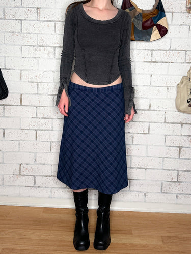 Sportscraft Check Midi Skirt