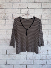 y2k Cotton Striped Henley