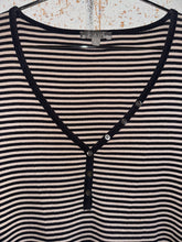 y2k Cotton Striped Henley