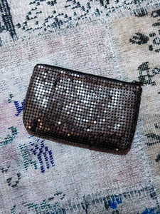 No 7 y2k Silver Mesh Pouch