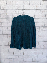 90s Chunky Teal Cardigan