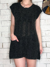 y2k Charcoal Knit Dress